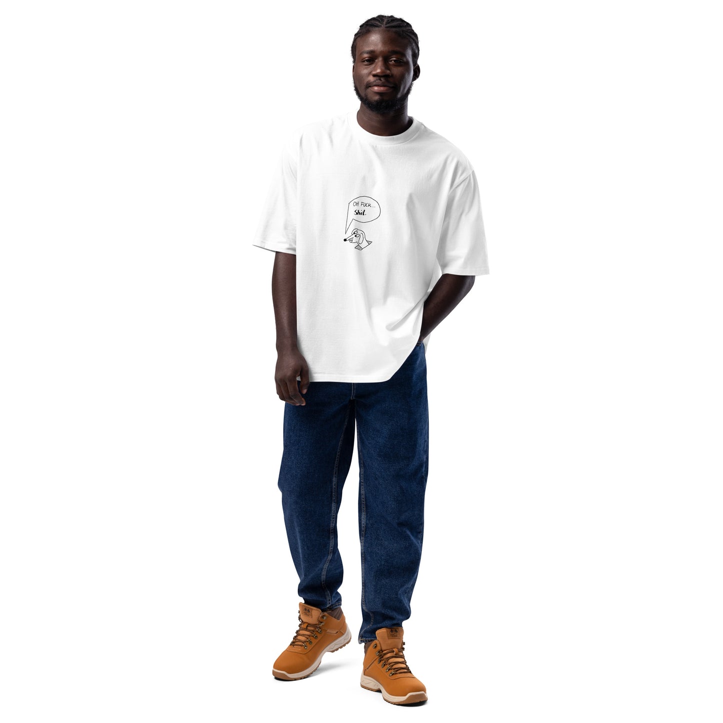 Oversized Heavy T-Shirt - SILLY DOG