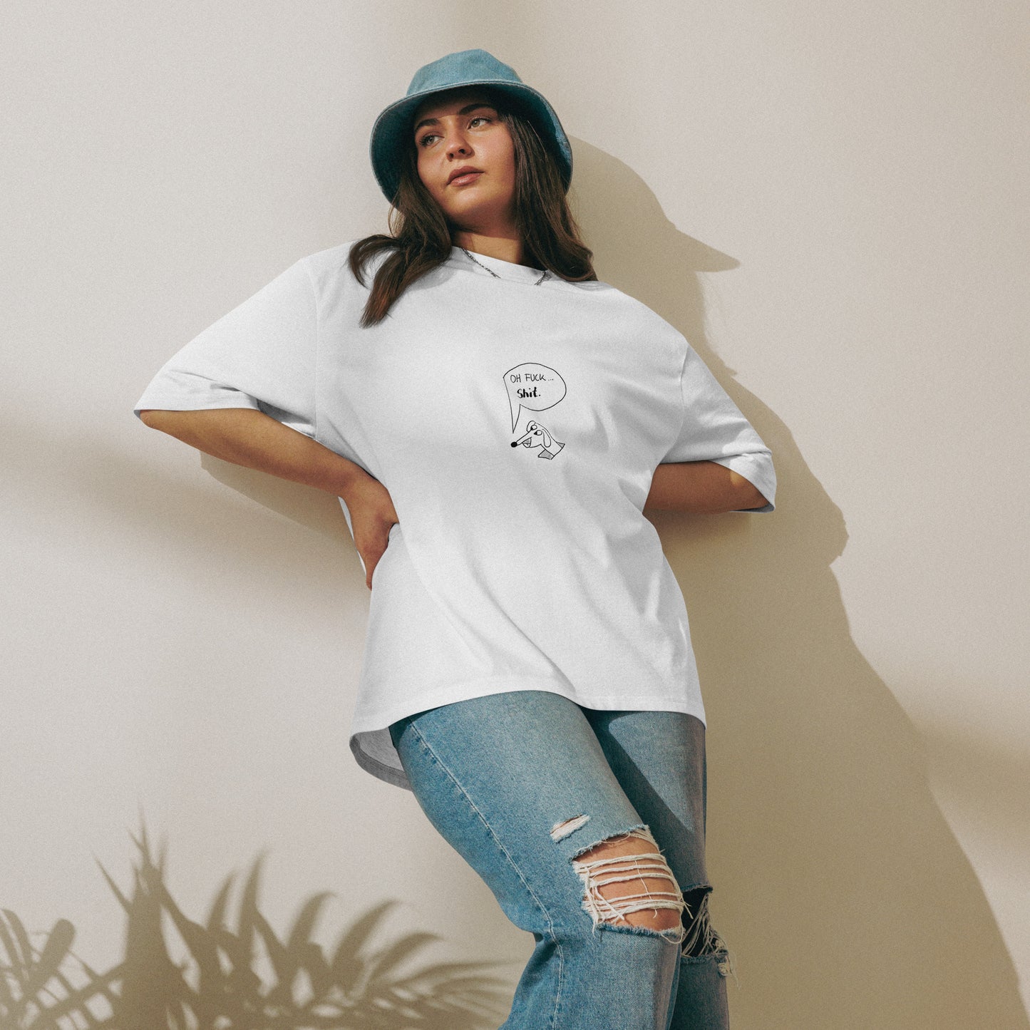 Oversized Heavy T-Shirt - SILLY DOG